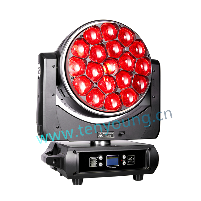 Max B Eye 19pcs 40w RGBW 4in1 Led Moving Head Guangzhou Tenyoung ...